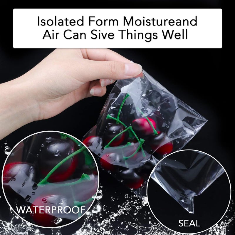 NEOACT 600 Pcs Small Cellophane Bags 3x5",Clear Resealable Cellophane,Self Sealing Bags for Candy Bakery Snacks Cookie Jewelry,Cello Bag for Party Decorative Gift - Image 5