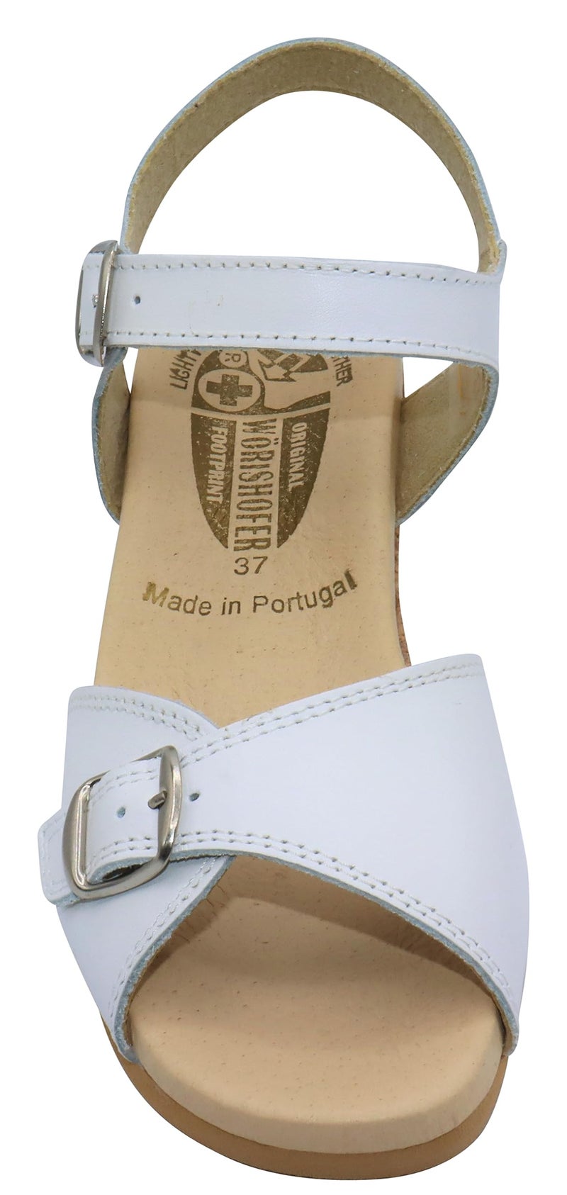 Worishofer Women's 711 Ankle-Strap Sandal,White,40 EU / 10 B(M) US - Image 2