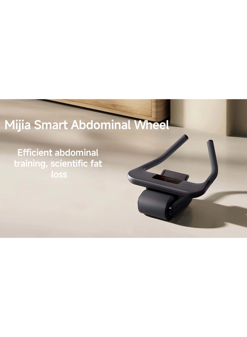 MIJIA Xiaomi Mijia Smart Ab Roller, Auto Rebound Abdominal Exercise Wheel, APP Connected, Digital Display, Elbow Support, 128 Workout Modes, Calorie Tracking, Home Gym Fitness Equipment for Men Women, Core Strength Training - Image 5