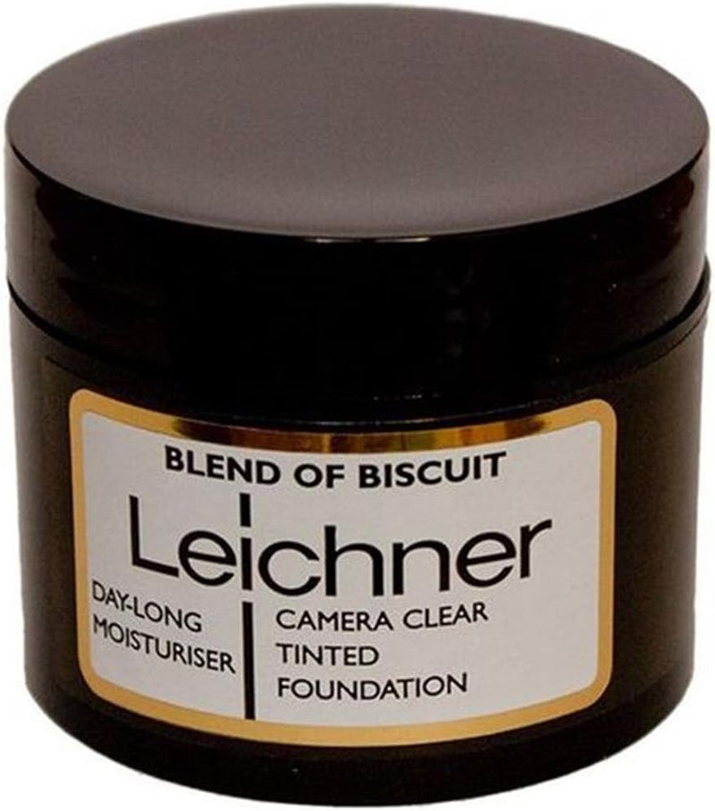 New Leichner Camera Clear Tinted Face Make Up Foundation Blend Of Biscuit 30ml