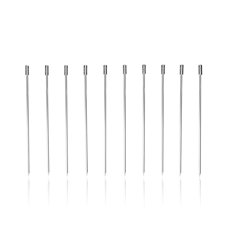 True Stainless Steel Cocktail Picks for Drinks 425 Martini Picks Toothpicks for Appetizers Skewers for Appetizers Party Supplies Set of 10