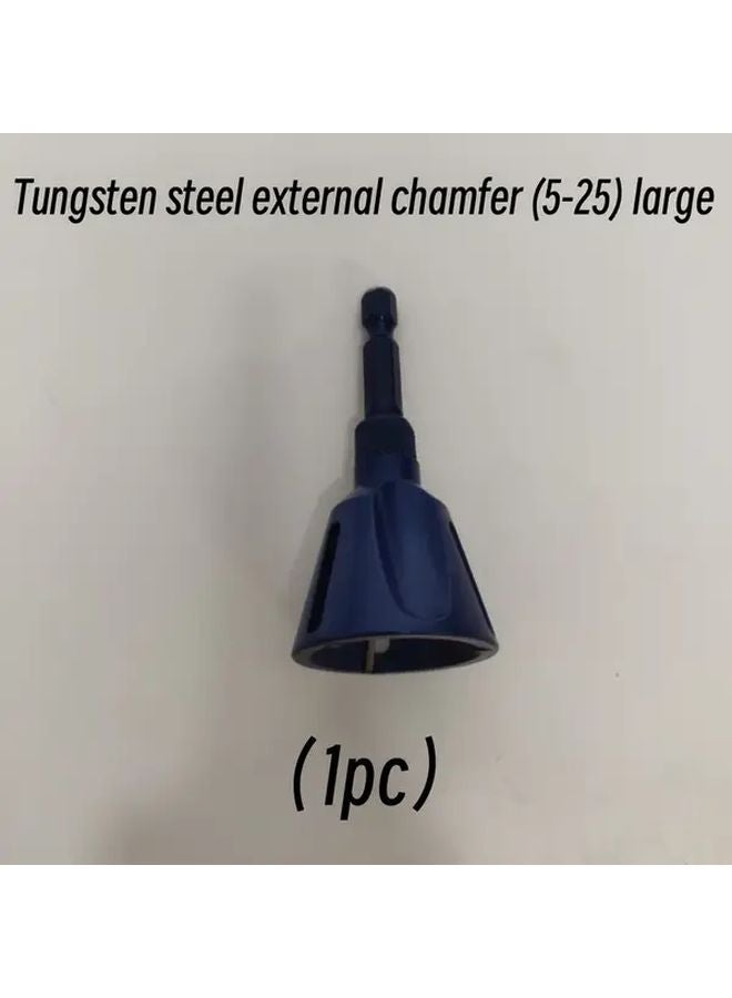 Large Size 5 25mm Tungsten Steel External Chamfering Tool Three Blade Deburring Cutter - Image 4