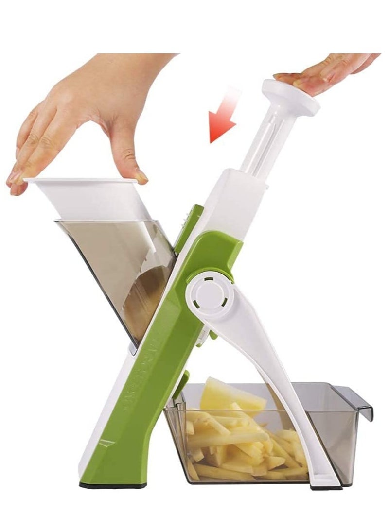 Vegetable Cutter Mandoline Slicer,Once For All.Food Chopper,Dicer Fruit,French Fry Julinner - Image 1