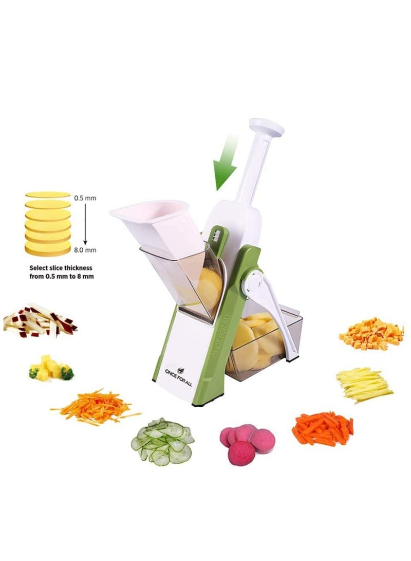 Vegetable Cutter Mandoline Slicer,Once For All.Food Chopper,Dicer Fruit,French Fry Julinner - Image 2