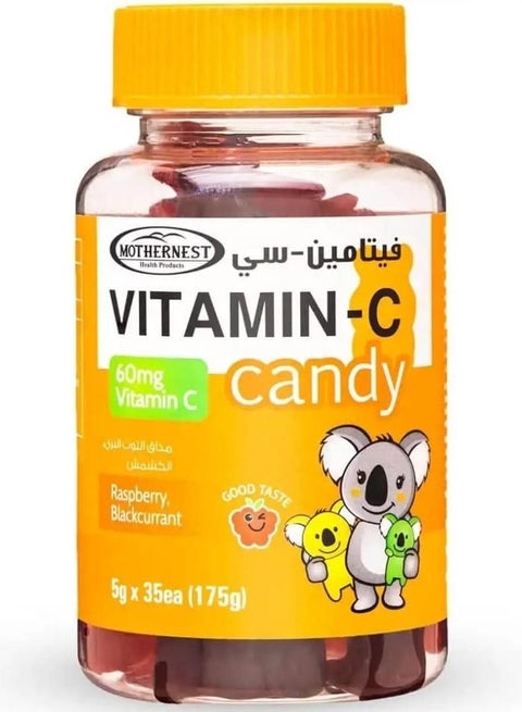 Mothernest Vitamin C 60 mg 35 Raspberry Gummies