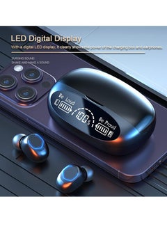Generic Wireless Earbuds Bluetooth 5.3 True Wireless Headphones with LED Display Charging Case IPX7 Waterproof USB-C Button Control Powerful Bass in Ear Earphones One-Step Pairing Headset  - Image 4