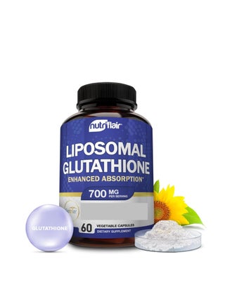 NutriFlair Liposomal Glutathione Supplement 60 Capsules | Best Price KSA