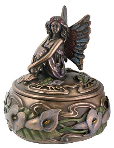 SUMMIT COLLECTION Calla Lily Fairy Box Jewelry Holder - Image 1