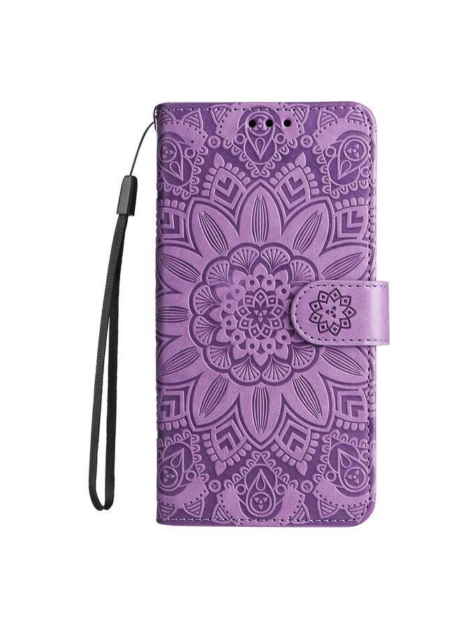 S-TOP Case For Honor 200 Lite Global Embossed Sunflower Leather Phone Case - Image 2