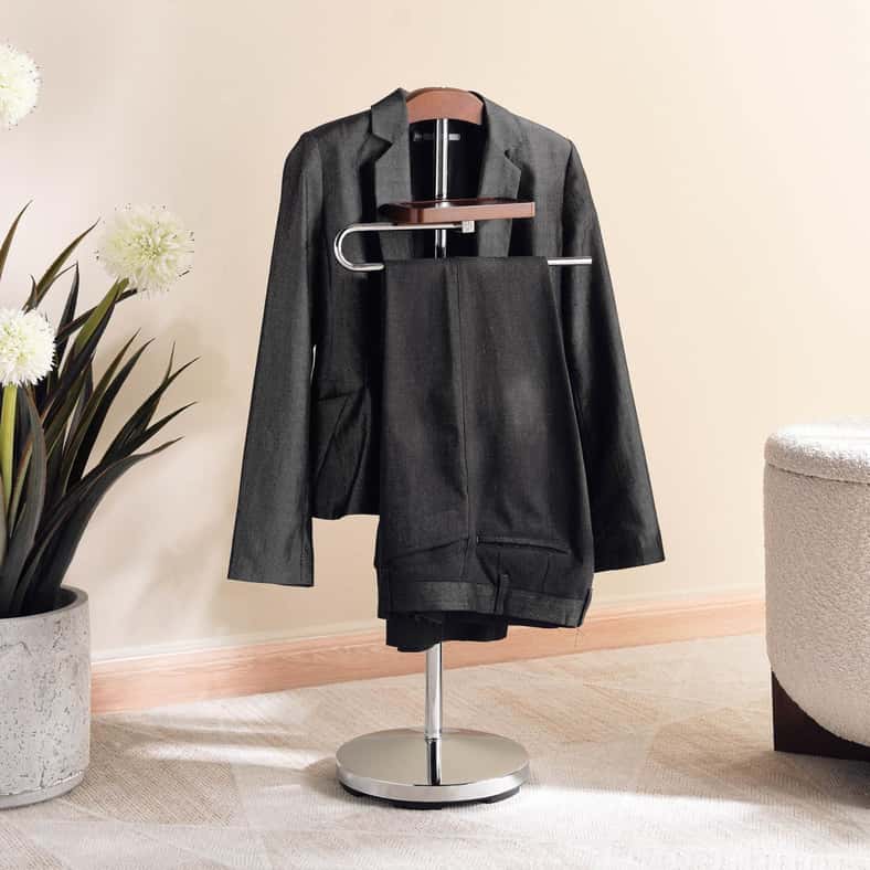 Pan Home Vermont Suit Stand 45x28x99Cm Chrome - Image 1