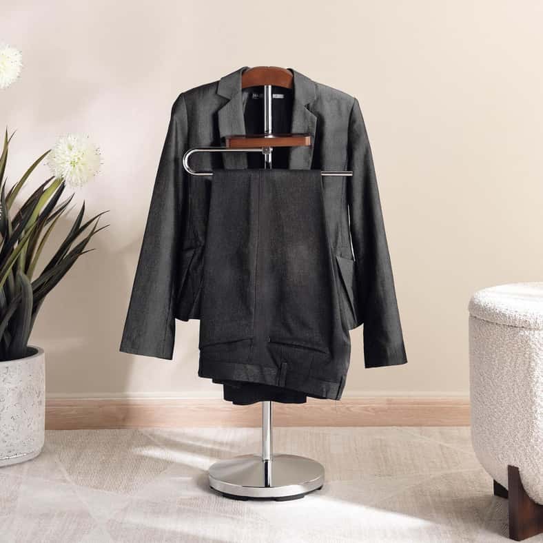 Pan Home Vermont Suit Stand 45x28x99Cm Chrome - Image 3