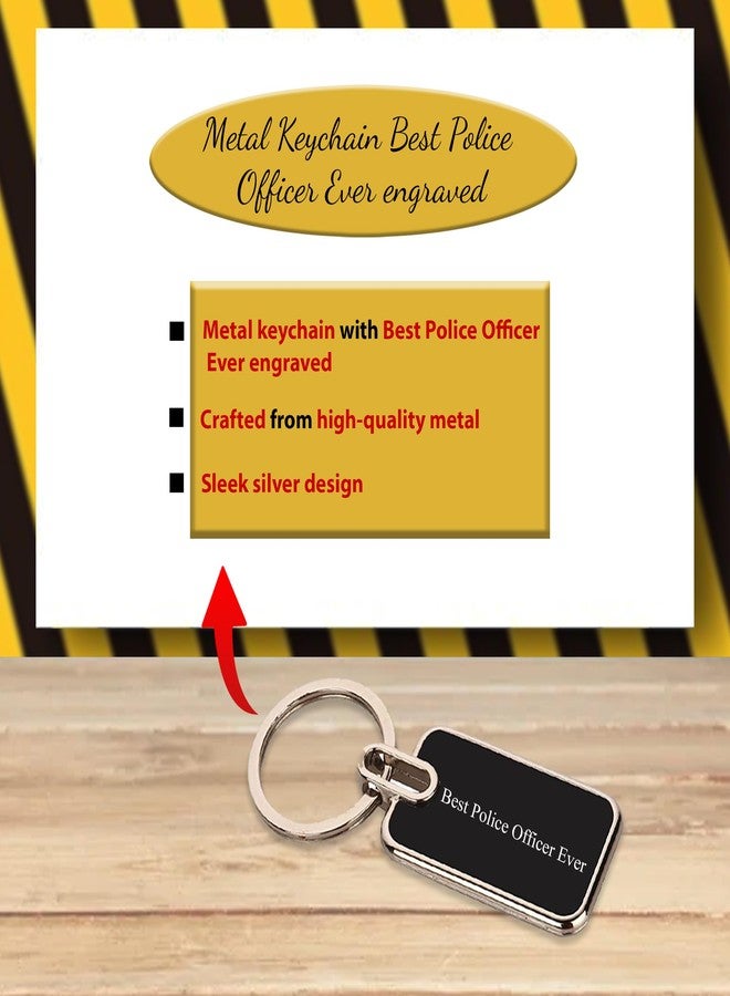 SAVRI Gifts Police Set (Male) - Keychain & Pen with 'Best Police Officer Ever' Engraved, Wallet with King Charm - Luxury Gifts for Police Officers, Friend, Father, Boyfriend, Husband, Birthday - Image 5