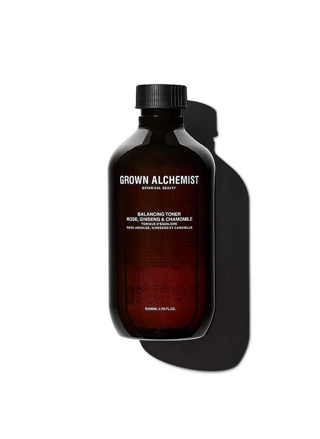 جرون ألكاميست - تونر التوازن من Grown Alchemist - الورد، الجينسنغ، البابونج، (200 مل / 6.76 أونصة) - Image 1