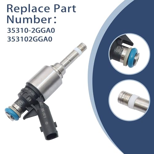 FZJDSD 1 Pc 35310-2GGA0 High-pressure Fuel Injector 35310-2GGA1 fit for Hyundai 2.4L Sonata 15-19 Tucson 18-21 Santa Fe 2017-2020 fit for Kia 2.4L Optima 2016-2020 Sorento 16-2020 Sportage 16-2022 - Image 3
