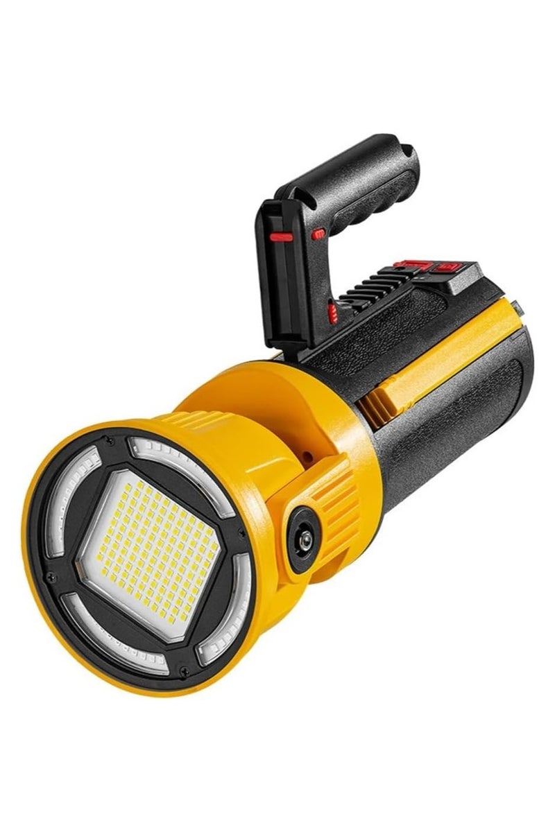 KGL BROSISS ذات الأضواء الكبرية الفائقة القابلة لإعادة الشحن - مصباح يدوي محمول مع مقبض قابل للفصل ، حامل قابل للطي ، شعاع طويل المدى ، ألياف مائية مقاومة للماء للهواء في الهواء الطلق ، التخييم والطوارئ الاستخدام - Image 2