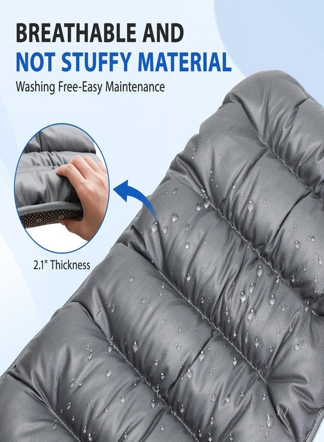 JFMkaer Wheelchair Cushion for Elderly, 17''x17'' Wheelchair Seat Cushion for Pressure Relief, Anti-Slip Seat and Back Support for Seniors Adults, Wheelchair Accessories for Seniors - Image 3