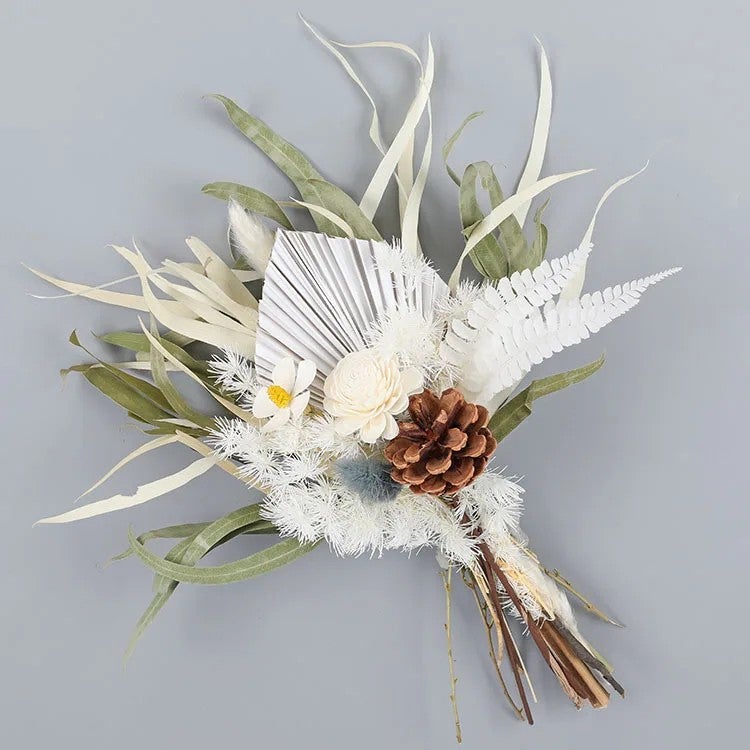 Bluejw Y-N042 Hot Selling Large & Mini Natural Dried Flowers Bouquet – Premium Dried Plants Wedding Home Decoration, Bridal Bouquet Arrangement for Rustic Chic Events - Image 4