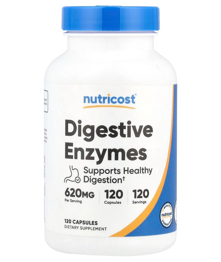 Digestive Enzymes 620 mg 120 Capsules