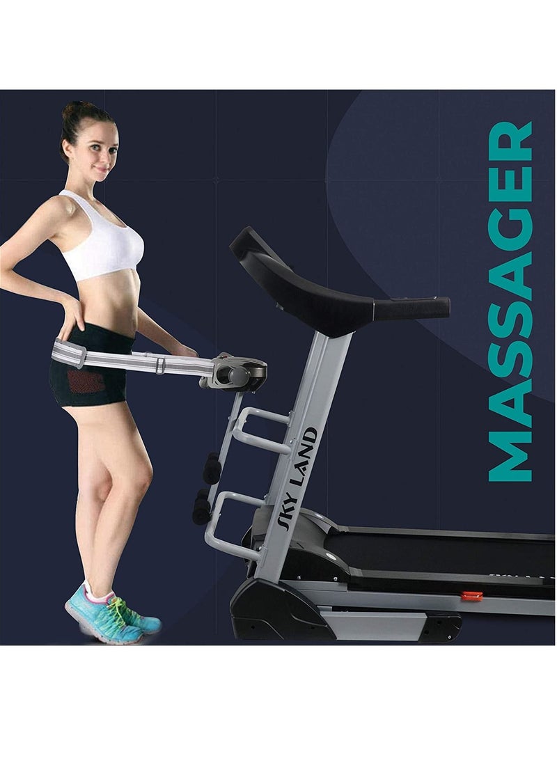 SkyLand 5.5HP DC Motor Automatic 18% Incline Treadmill With Massager & Bluetooth Speaker  - Image 4