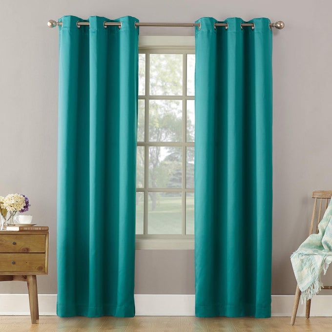 BECCA ENERGY EFFICIENT GROMMET CURTAIN PANEL 40 X 95 MARINE