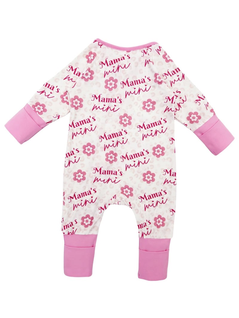 Bow Dream Infant Boys Girls Clothes Newborn Bamboo Rayon Baby girl Romper baby boy Bodysuit Jumpsuit Lavender Mama Butterfly 12-18 Months - Image 3