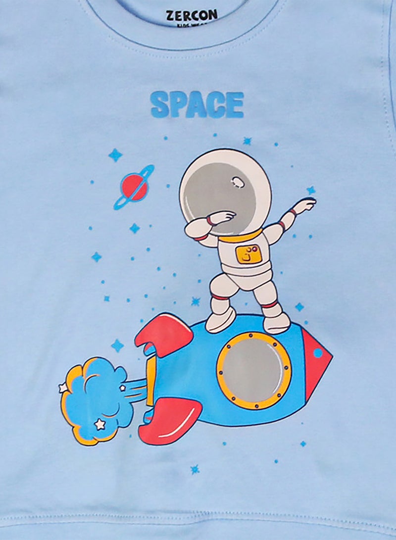 زيركون بيجامة ولادي خريفي - 2191 - Image 2