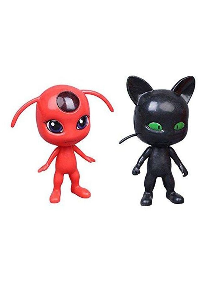 6-Piece Miraculous Ladybug Collectible Action Figure Model Toy For Kids, Miraculous Ladybird and Black Cat Time to Transform Marinette Doll - Image 3