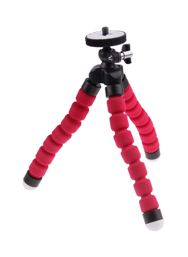 Flexible Octopus Bubble Tripod For Mobile Phone/Digital Camera Pink/Black - Image 2