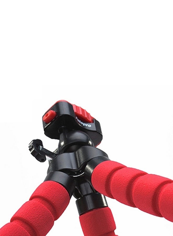 Flexible Octopus Bubble Tripod For Mobile Phone/Digital Camera Pink/Black - Image 3