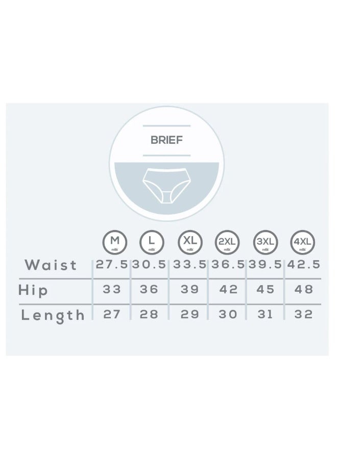 ميلك مجموعة من 3 قطع بريف حريمي قطن مشجر محرود - Image 5