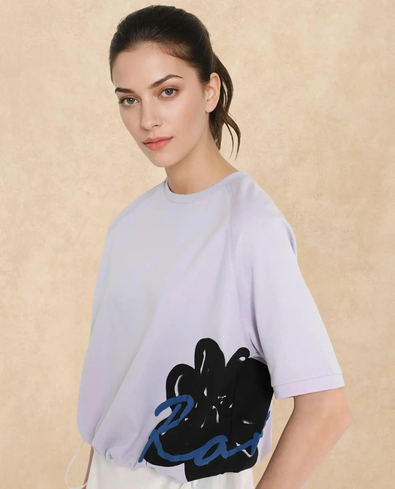 Rareism Women's Graphic Print T-Shirt