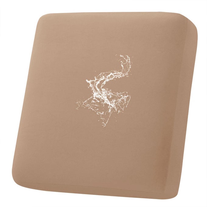 Waterproof Couch Cushion Covers Stretch Sofa Couch Seat Slipcover for Dog Washable NonSlip Waterproof Outdoor Cushion Covers for Patio Furniture Replacement 1 Piece for Small Camel
