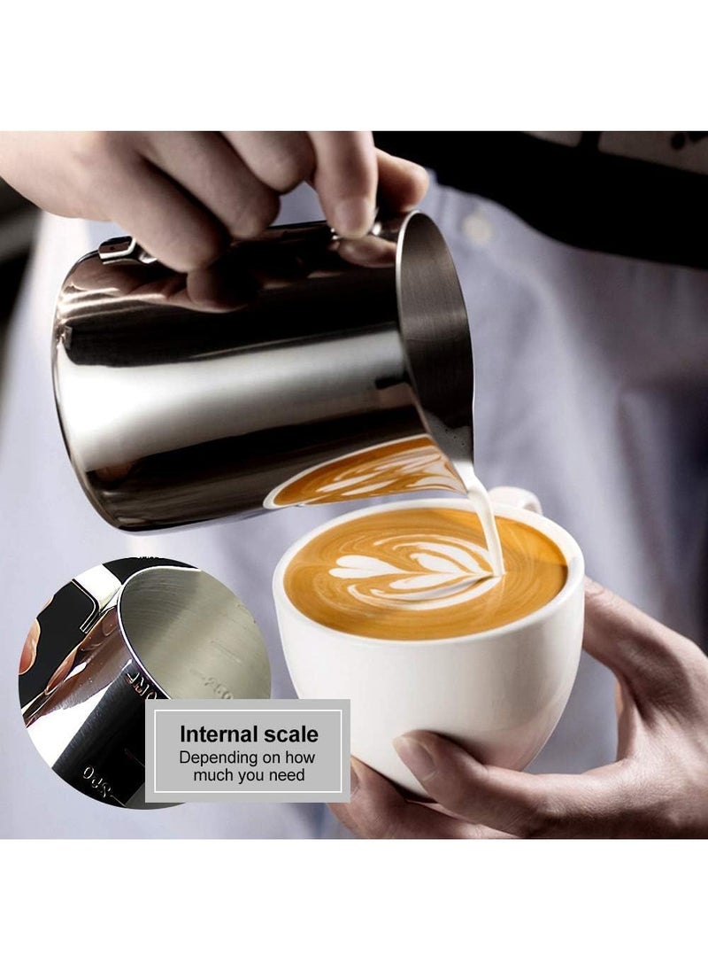 MARKQ Espresso Steaming Pitcher Silver 350 ml MFP-350  - Image 4