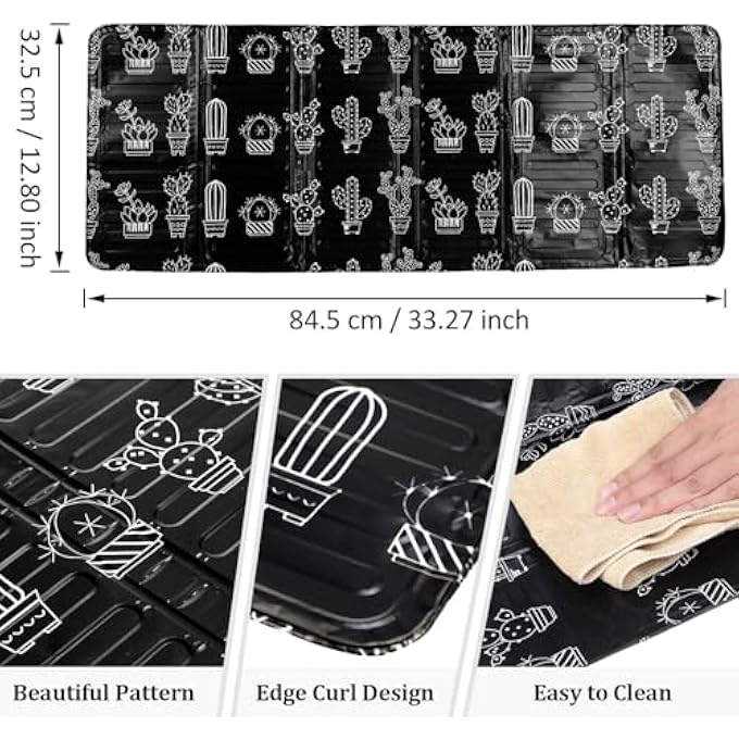 Tazweeq 2 Pcs 3 Sided Splatter Guard Foldable Grease Splatter Screen For Frying Pan Aluminum Foil Splash Guard For Stove Top Oil Splash Insulation Block Barrier For Kitchen Restaurant Use Black - Image 3