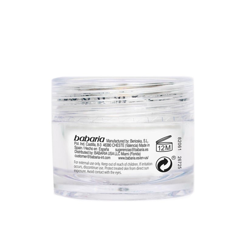 Babaria باباريا ريتينول مجدد الوجه، 1.7 أونصة - كريم ليلي مرطب للوجه - كريم مضاد للشيخوخة مع حمض الهيالورونيك لتقليل التجاعيد، وثبات البشرة وتخليق الكولاجين - خفيف وسريع الامتصاص - Image 4