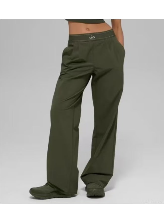 alo YOGA high-waisted wide-leg slacks - Image 4