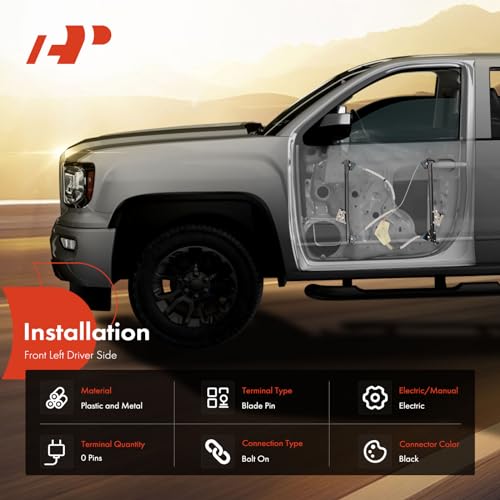 A-Premium Electric Power Window Regulator Without Motor Compatible with Porsche 911 Boxster Cayman 2006-2012 Front Left Driver Side - Image 3