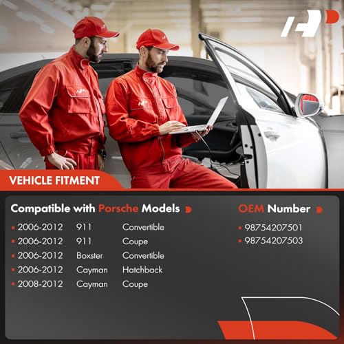 A-Premium Electric Power Window Regulator Without Motor Compatible with Porsche 911 Boxster Cayman 2006-2012 Front Left Driver Side - Image 2