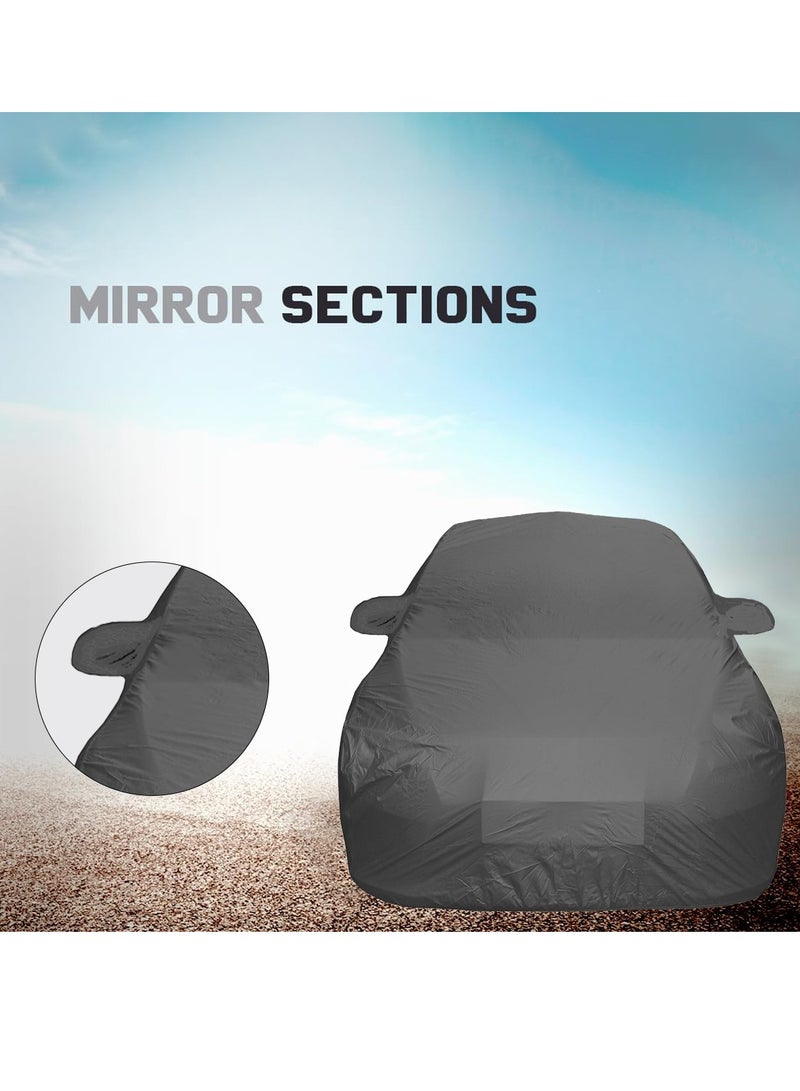 AGC Car Cover XL – Waterproof, UV & Heat Resistant, Dustproof, Snowproof, Rainproof, Scratch Resistant with Mirror Pockets, Elastic Corners, Triple Stitched, Machine Washable, All Weather Protection for Sedan & SUV - Image 3