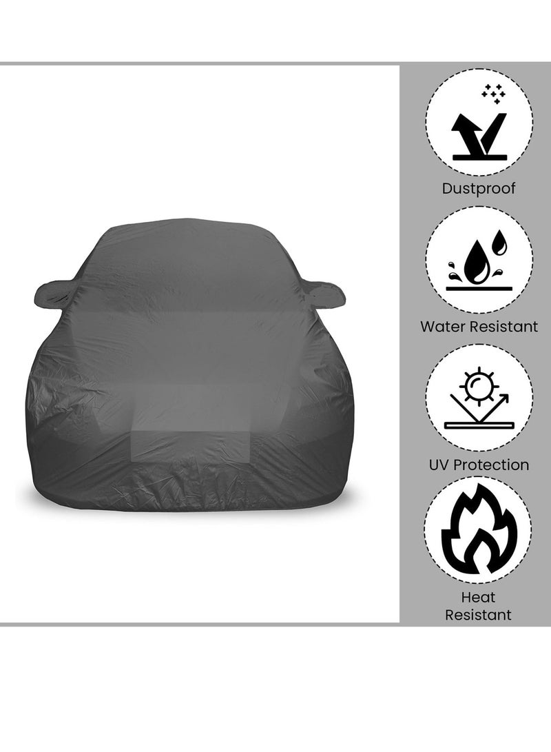 AGC Car Cover XL – Waterproof, UV & Heat Resistant, Dustproof, Snowproof, Rainproof, Scratch Resistant with Mirror Pockets, Elastic Corners, Triple Stitched, Machine Washable, All Weather Protection for Sedan & SUV - Image 5