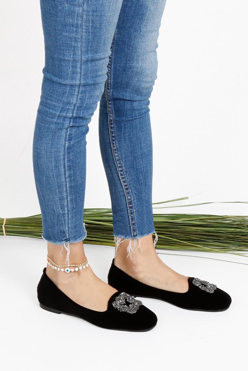 Renkli Butik أحذية الباليه النسائية الملونة من بوتيك مريحة للاستخدام اليومي  - Image 2