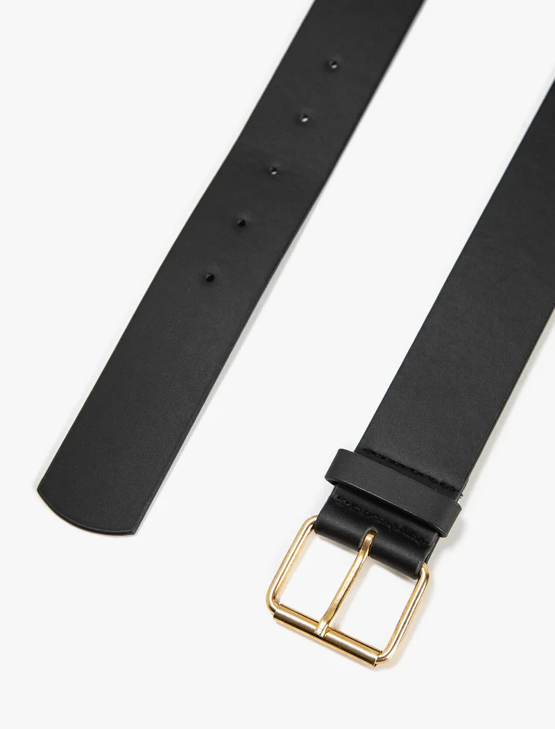 Koton Faux Leather Belt Buckle Detail
