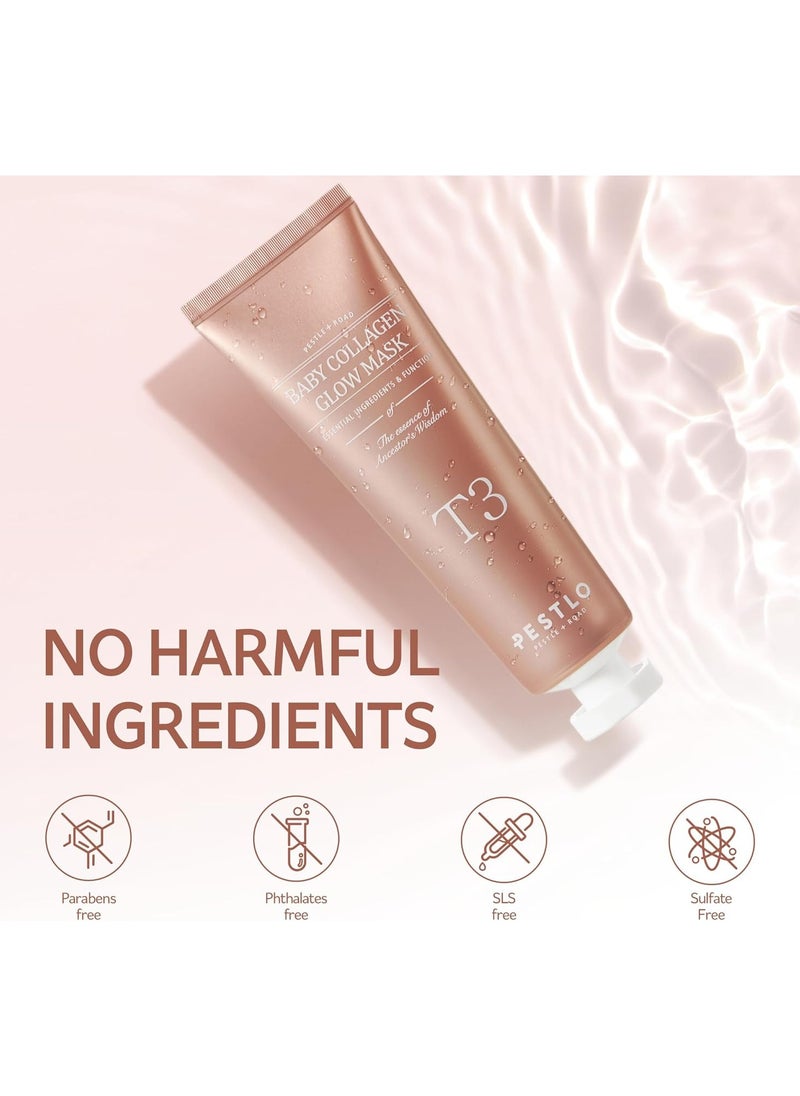 PESTLO PESTLE ROAD - PESTLO PESTLE + ROAD Baby Collagen Glow Mask - Image 1