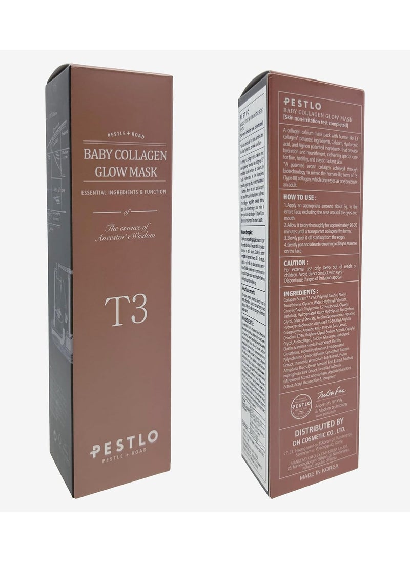 PESTLO PESTLE ROAD - PESTLO PESTLE + ROAD Baby Collagen Glow Mask - Image 1