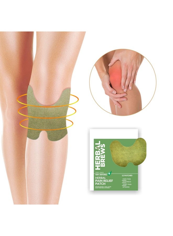 Herbal Brews - Pain Relief Patches - 12 Knee Pain Patches (Specially Designed for Knee Joints) | 100% Safe & Natural Knee Pain Relief Products | INSTANT RELIEF | NO SIDE EFFECTS - Image 5