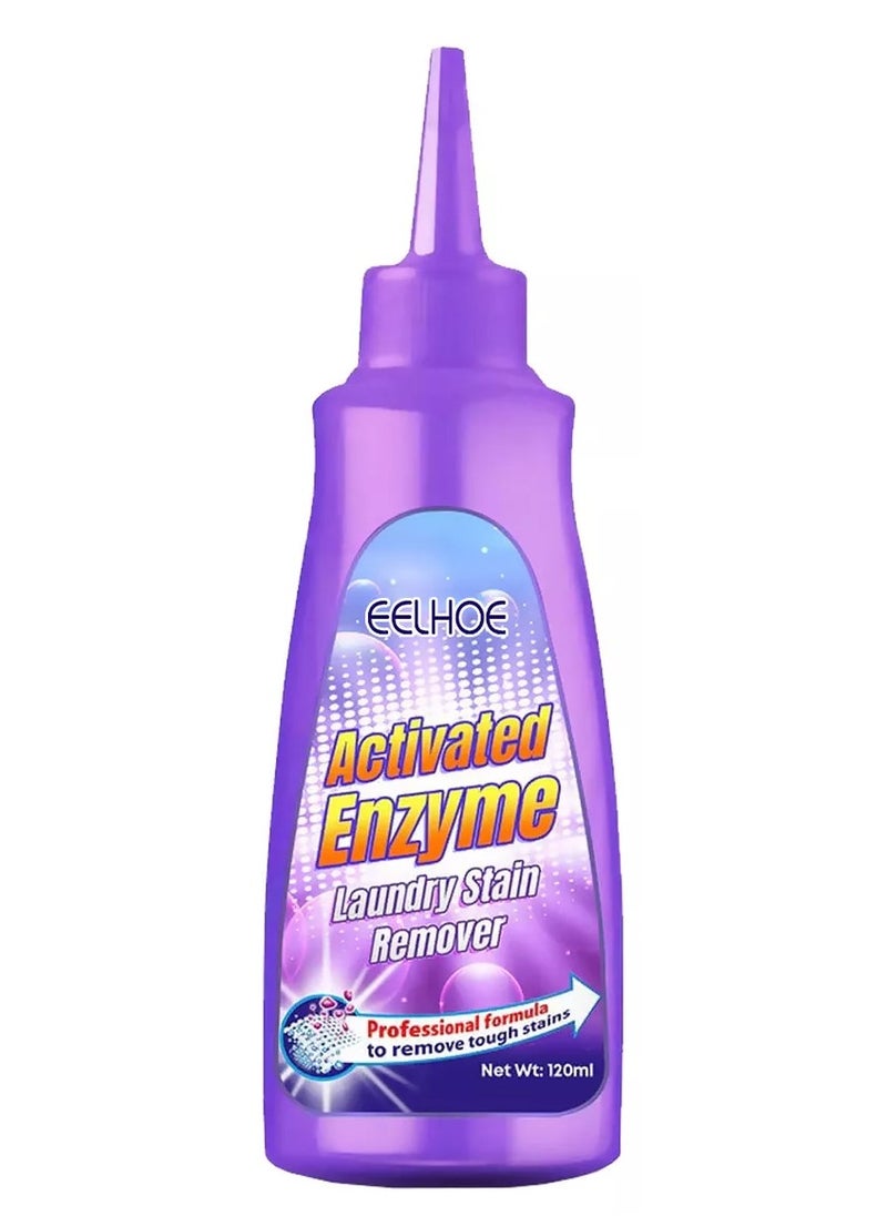 EELHOE Activated Enzyme Laundry Stain Remover, Enzyme Cleaner Clothing Stain Remover, Garment Stubborn Stain Cleaner Oil Remover, for Laundry Fast Stain Remover  - Image 4