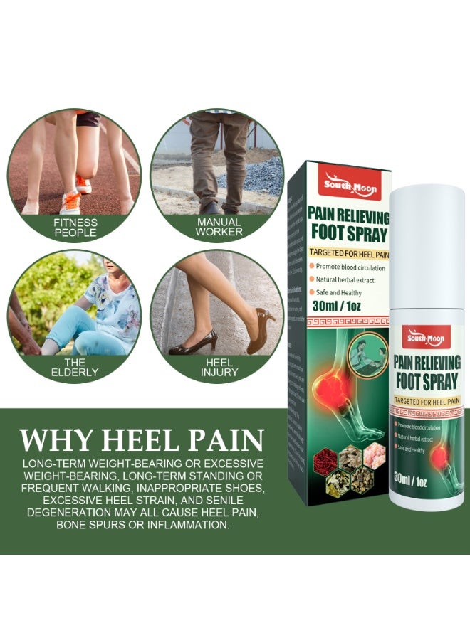 South Moon Pain Relieving Foot Spray, Haute Heels Foot Care, Numbing Spray for Feet, Foot Protection, Heel Pain Relief, Bone Spur Pain Relief Spray, Foot Spray for Tired Achy Feet - Image 4