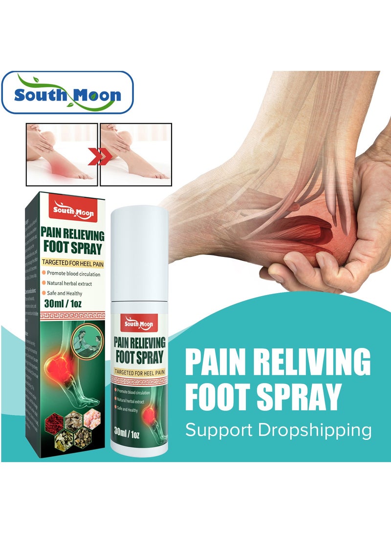 South Moon Pain Relieving Foot Spray, Haute Heels Foot Care, Numbing Spray for Feet, Foot Protection, Heel Pain Relief, Bone Spur Pain Relief Spray, Foot Spray for Tired Achy Feet - Image 1