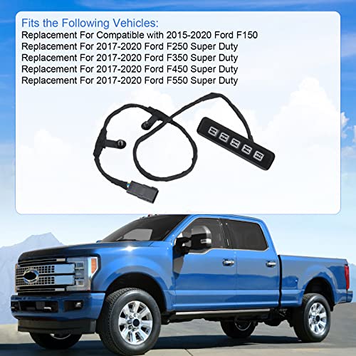 DICMIC Driver Side Keyless Entry Keypad Compatible with 2015-2020 Ford F150 2017-2020 Ford F250 F350 F450 F550 Super Duty Replace# FL3Z14A626AA, FL3Z14A626AB - Image 4