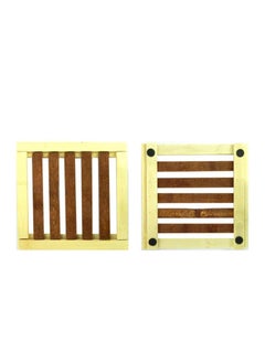 AL QADAH Bamboo Tablemat 17cm Natural Elegance for Your Dining Experience  - Image 1
